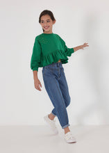 Load image into Gallery viewer, Mayoral Girls High Waist Slouchy Denim Pants : Size 8 to 18