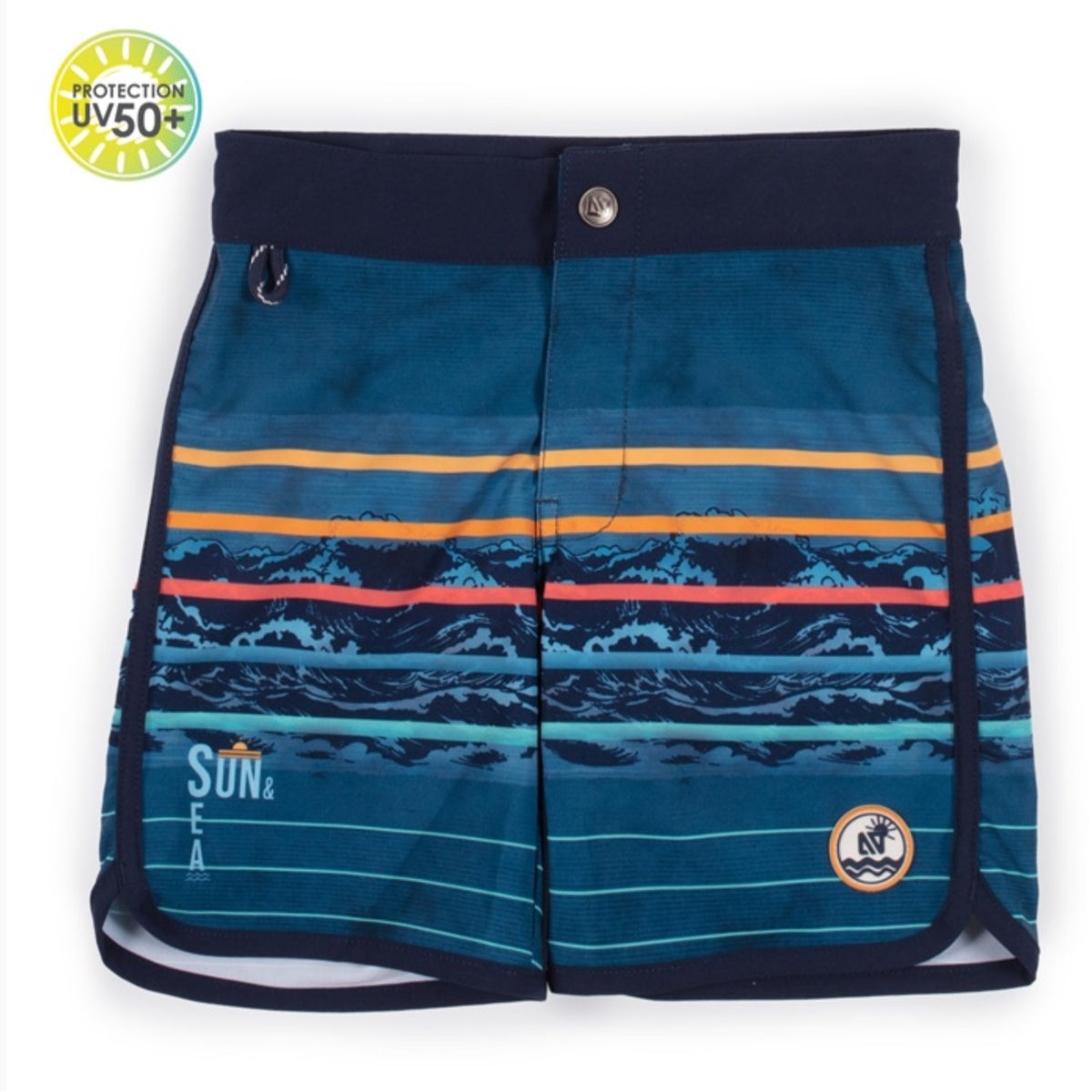 NANO Boys' Board Shorts with Fishing Print, Sizes 2-12