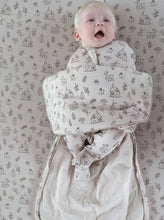 Load image into Gallery viewer, GunaMuna Sleep Sack Swaddle in “Do Re Mi” Print TOG 1.0 : Size NB  to 18/24M
