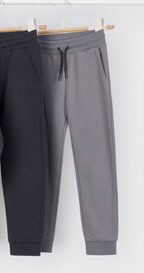Mayoral Boys Jogger Pants in Grey with Black Pockets: Size 2 to 9