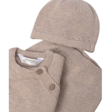 Load image into Gallery viewer, Mayoral Newborn Baby 3 Piece Organic Cotton Gift Set in Oatmeal: Size Preemie to 3M
