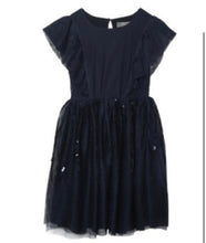 Load image into Gallery viewer, Chiffon and Sequin Party Dress in Black: Size 8 to 14 Years
