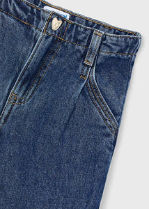 Mayoral Medium Wash Wide Leg Jeans: Size 2 to 9