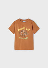 Load image into Gallery viewer, Mayoral “Jaguars Roar” Short Sleeved Tee in Pimento: Size 3 to 9 Years
