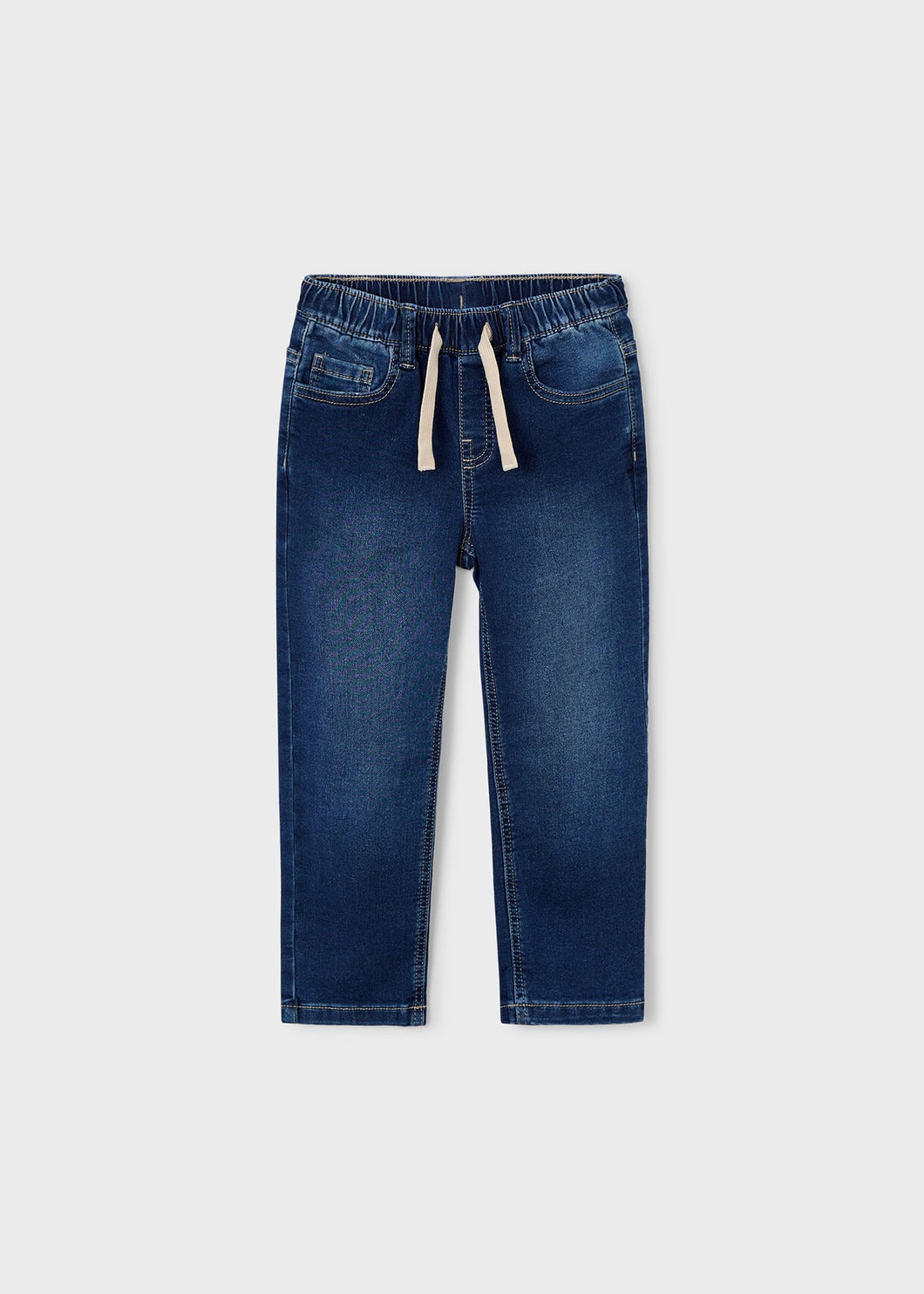 Mayoral Boys Dark Wash Denim Jogger: Size 3 to 9 Years