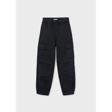 Load image into Gallery viewer, Mayoral Unisex Cargo Pants in Black: Size 8 to 18
