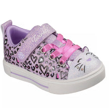 Load image into Gallery viewer, Skechers Toddler Twinkle Toes “Sparkle Meow” Sneakers: Size 5 to 10
