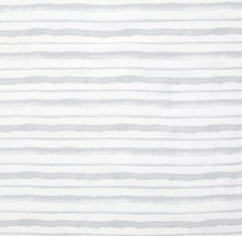 Load image into Gallery viewer, Aden + Anais Silky Soft Muslin Cotton Swaddle Blanket Grey Stripe Print
