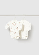 Load image into Gallery viewer, Mayoral Baby Long Sleeved Onesie Bunny and Bears Print: Size NB to 12M
