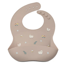 Load image into Gallery viewer, Nouka Silicone Bib 6M + (Assorted Prints)
