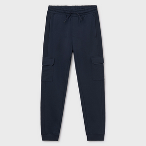 Mayoral Cargo Joggers in Merino Blue: Size 8 to 18