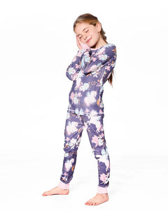 Deux Par Deux Organic Cotton Two Piece Printed Pajama Set With Unicorn: Size 2 to 12 Years