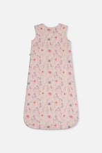 Load image into Gallery viewer, Deux Par Deux “Flower Garden” Print Sleep Sack: Size 0/6M to 18/36M
