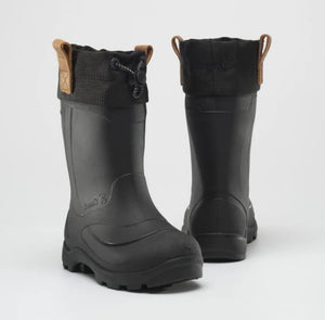 Kamik Tundra Jr Winter Boot in Black: Toddler Size 8 to Youth Size 6
