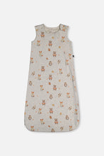 Load image into Gallery viewer, Deux Par Deux “Animal Friends” Print Sleep Sack: Size 0/6M to 18/36M
