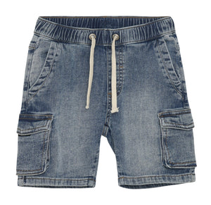 Minymo Boys Jean Shorts With Drawstring