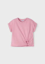 Load image into Gallery viewer, Mayoral Girls Heart Cut Out T-Shirt in Pink: Size 2 to 8
