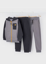 Load image into Gallery viewer, Mayoral Boys Jogger Pants in Textured Grey: Size 2 to 9
