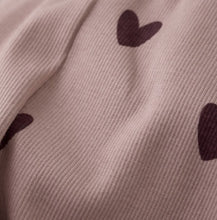 Load image into Gallery viewer, Creamie Brand Long Sleeved Dress with Heart Print: Size 2 to 7Years
