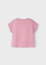 Load image into Gallery viewer, Mayoral Girls Heart Cut Out T-Shirt in Pink: Size 2 to 8
