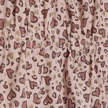 Load image into Gallery viewer, Minymo Ribbed Organic Cotton Heart Print Dress: Size 2 to 8 Years e
