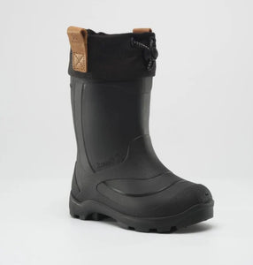 Kamik Tundra Jr Winter Boot in Black: Toddler Size 8 to Youth Size 6