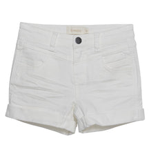 Load image into Gallery viewer, Creamie Brand Demin Shorts in White: Size 8 to 14
