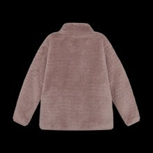 Load image into Gallery viewer, Minymo Girls Zip Up Cozy Sweater Top In Sparkly Pink: Sizes 4 to 10 Years
