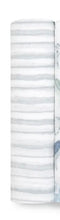 Load image into Gallery viewer, Aden + Anais Silky Soft Muslin Cotton Swaddle Blanket Grey Stripe Print
