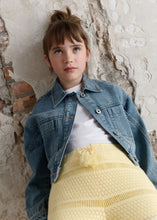 Load image into Gallery viewer, Mayoral Cropped Medium Wash Denim Jacket: Size 8 to 18 Years
