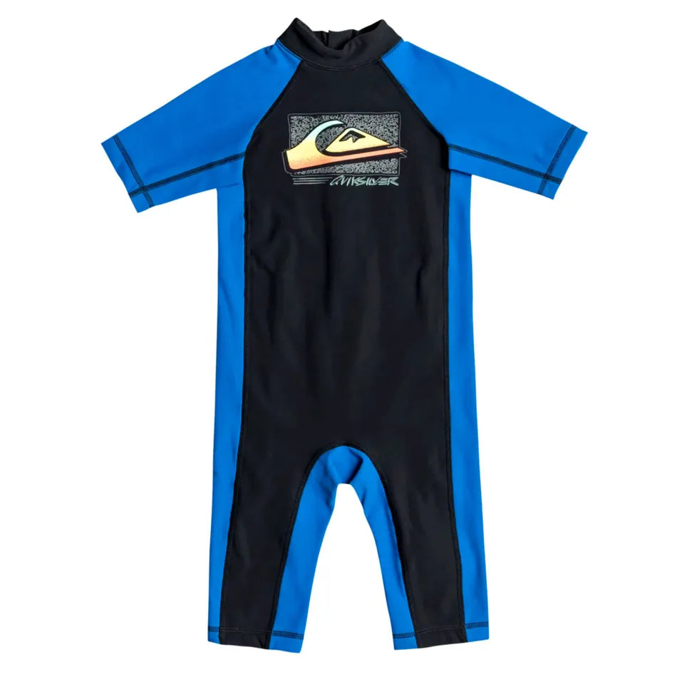 Quiksilver Thermo “Spring Suit” Rashguard in Blue/Black: Size 3 to 7 Years