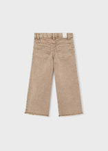 Load image into Gallery viewer, Mayoral Girl Wide Leg Twill Pants in Beige: Size 2 to 9 Years
