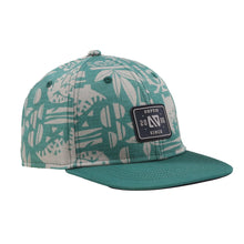 Load image into Gallery viewer, Nano Abstract Print on Green Baseball Cap: Sizes 12/24M to 8/12 Years
