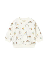 Load image into Gallery viewer, Mayoral Baby Cream Pullover Sweatshirt With Playground Print: Size 2/4M - 18M
