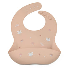 Load image into Gallery viewer, Nouka Silicone Bib 6M + (Assorted Prints)
