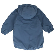 Load image into Gallery viewer, Calikids Lined 100% Waterproof Hooded Rain Jacket in Blue: Size 2 to 6 Years
