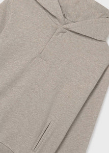 Mayoral Cozy Hoodie in Pebble Grey: Sizes 8 to 18