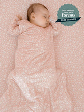 Load image into Gallery viewer, GunaMuna Sleep Sack Swaddle in “Grace” Print TOG 1.0 : Size NB  to 18/24M
