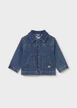 Load image into Gallery viewer, Mayoral Baby Dark Wash Denim Jacket: Size 6M to 36M
