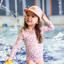 Load image into Gallery viewer, Nano Tiny Floral Print Baseball Cap: Sizes 12/24M to 8/12 Years
