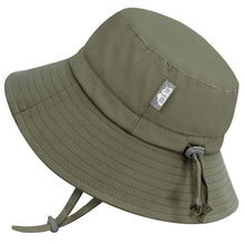 Load image into Gallery viewer, Jan &amp; Jul Gro-with-me Bucket Hat in Army Green: Sizes S to XL
