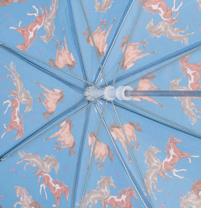 Hatley Tinsel Horses Print Umbrella