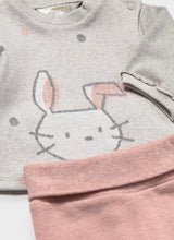 Load image into Gallery viewer, Mayoral Baby Pullover Sweatshirt with Bunny: Size 2/4M to 18M
