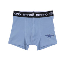 Load image into Gallery viewer, Nano Boys Boxer Brief Dino/Grey Blue Print 2 Pack : Sizes 2/3 to 10/12
