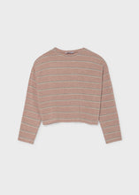 Load image into Gallery viewer, Mayoral Girls Long Sleeved Striped Top: Sizes 8 to 18 Years
