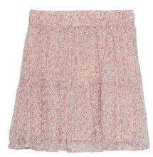 Load image into Gallery viewer, Creamie Brand Chiffon Pink Floral Skirt: Size 4 to 8 Years

