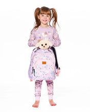 Load image into Gallery viewer, Deux Par Deux Backpack Lilac Cat Print
