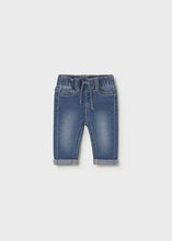Load image into Gallery viewer, Mayoral Baby Cuffed Jeans: Size 2M to 18M
