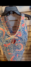 Load image into Gallery viewer, Roxy Blue Floral One Piece SwimSuit: Sizes 7 to 16 Years
