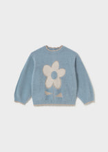 Load image into Gallery viewer, Mayoral Soft Knit Sweater with Daisy: Size 2 to 4 Years
